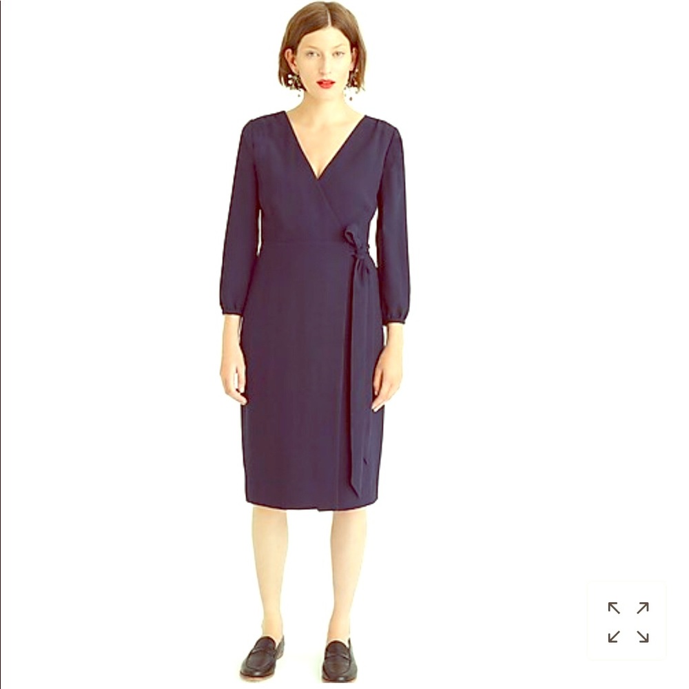 NWT J. Crew 365 Crepe Wrap Dress